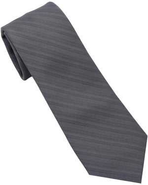 DKNY Jacquard Stripe Tie - Gray