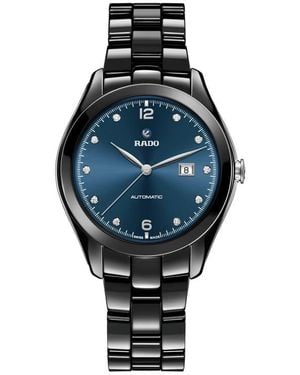 Rado Hyperchome Automatic Diamond Bracelet Watch, 36Mm - Blue