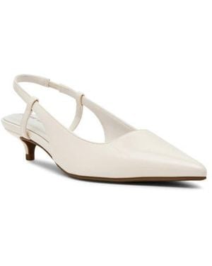 Anne Klein Shorty Slingback Pump - White
