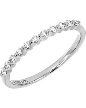 Bony Levy Diamond Stacking Ring - Metallic