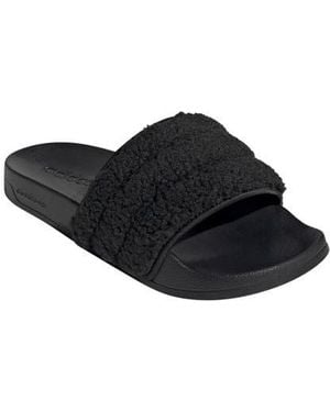 adidas Adilette No Shower Slide Sandal - Black