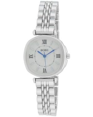 BCBGMAXAZRIA Oval Bracelet Strap Watch, 28Mm - Gray