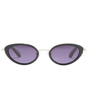 BCBGMAXAZRIA 49Mm Oval Cat Eye Sunglasses - Black
