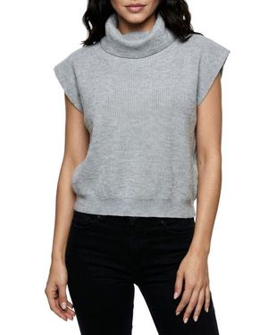 BLUEGREY Sleeveless Turtleneck Sweater - Gray