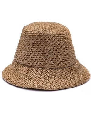 Eugenia Kim Toby Straw Sun Hat - Brown
