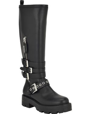 Guess Yanky Lug Sole Tall Boot - Black