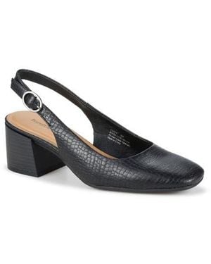 BareTraps Ester Block Heel Slingback Pump - Multicolor