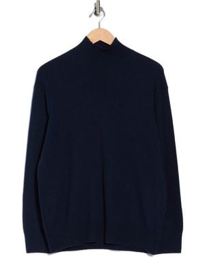 Vince Weekend Wool & Cashmere Turtleneck Sweater - Blue
