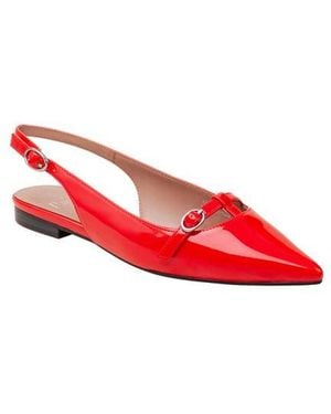 Linea Paolo Celina Pointed Toe Slingback Flat - Red