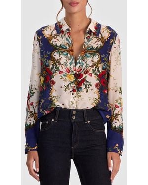 Alice + Olivia Willa Top - Blue