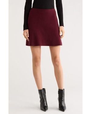 Astr Eryn Sweater Skirt - Red