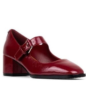 Donald J Pliner Kiyomi Faux Leather Mary Jane Pump - Red