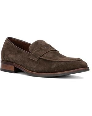 Vintage Foundry James Square-Toe Slip-On Loafer - Brown