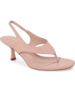 BERNESS Freddy Kitten Heel Thong Sandal - Pink