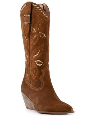 Seychelles Country Star Block Heel Boot - Brown