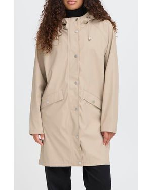 Ichi Ihtazi Rain Jacket - Natural