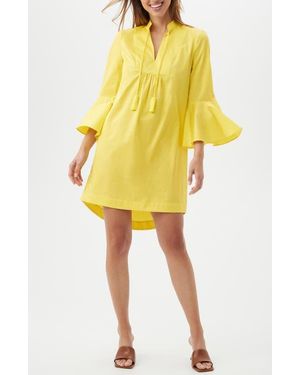Trina Turk Flowering 2 Organic Cotton Dress - Yellow