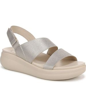 Naturalizer Darby Slingback Wedge Sandal - Gray