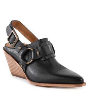 Seychelles Classified Slingback Wedge Mule - Black