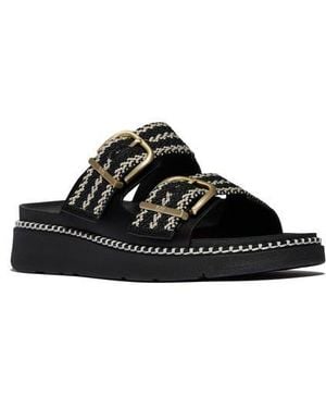 Fitflop Gen-Ff Buckle Platform Sandal - Black