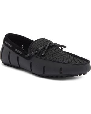 Swims The Woven Driving Loafer - Black