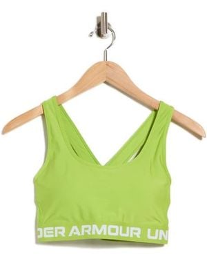Under Armour Armor Crossback Medium Impact Sports Bra - Green