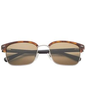 Ted Baker 55Mm Polarized Rectangular Sunglasses - Multicolor