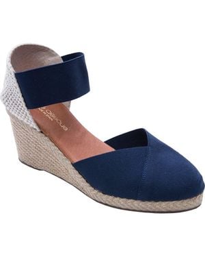 Andre Assous Anouka Espadrille Wedge - Blue