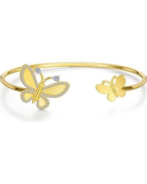 Lafonn Butterfly Simulated Diamond Cuff Bracelet - Metallic