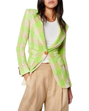 Smythe Birkin Check Blazer - Green