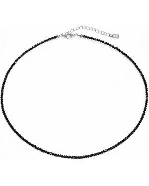 Gabi Rielle Spinel Beaded Necklace - Metallic