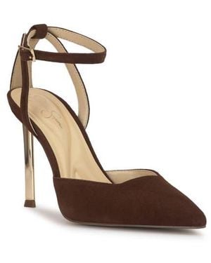 Jessica Simpson Kalynia Stiletto Dress Sandals - Brown