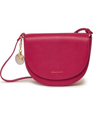 Estella Bartlett Loman Faux Leather Saddle Bag - Red