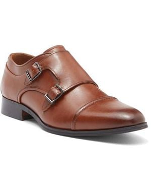 Abound Connor Double Monk Strap Shoe - Brown