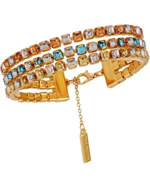 TRUE RELIGION Crystal Chain Bracelet - Metallic