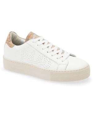 P448 Thea Platform Sneaker - White