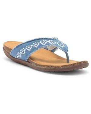 Mykos Jovie Flip Flop - Blue