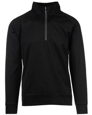 Burnside The Burn Quarter Zip Windbreaker - Black