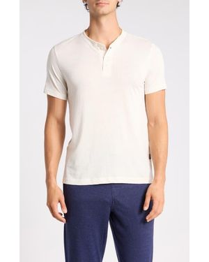 Eddie Bauer Jersey Henley T-Shirt - White