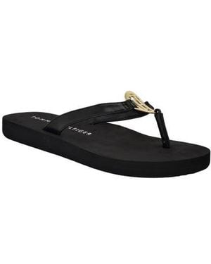 Tommy Hilfiger Crelina Thong Sandal - Black