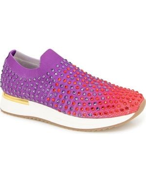 Kenneth Cole Cameron Jewel jogger Almond Toe Sneakers - Purple