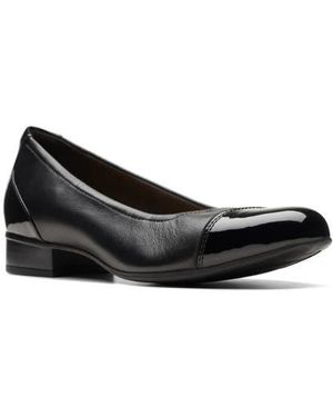 Clarks Juliet Step Block Heel Pump - Black