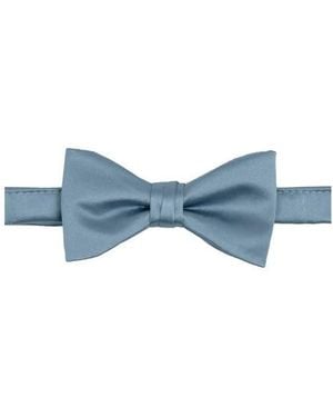 Con.struct Solid Satin Pre-Tied Bow Tie - Blue