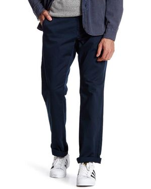 Volcom Vmonty Straight Leg Stretch Chinos - Blue