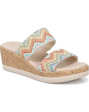 LifeStride Resort Platform Slide Sandal - Metallic
