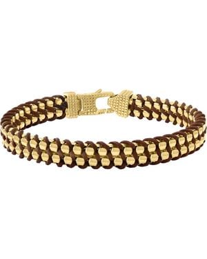 Effy Cord Wrapped Chain Bracelet - White