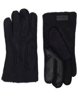UGG Sheepskin Genuine Shearling Lined Gloves - Black