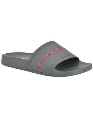 Calvin Klein Anyka Slide Sandal - Gray