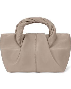 orYANY Medium Cozy Leather Tote Bag - Gray