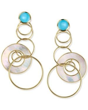 Ippolita 18K Polished Rock Candy Drop Earrings - Metallic